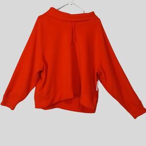 Fleece Cropped High Neck Pullover Sweater by Old Navy